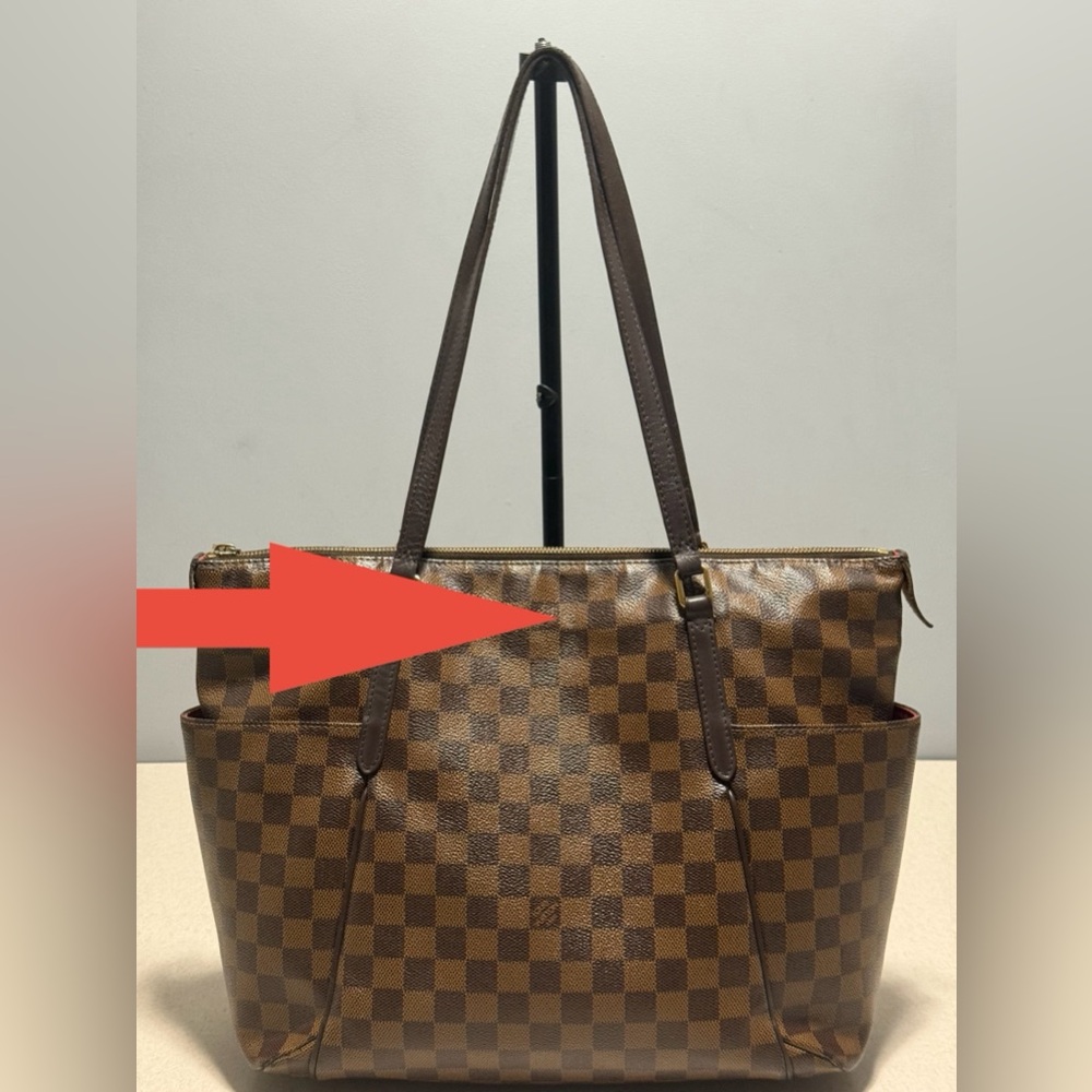 Louis Vuitton Totally MM Damier Ebene Canvas Tote Bag - Picture 3 of 16